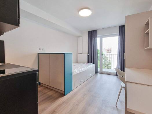 Studio zur Miete 515 € 1 Zimmer 23 m² 3. Geschoss Ernststr. 1 St Peter Nürnberg 90478
