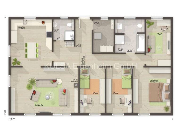 Bungalow zum Kauf provisionsfrei 270.920 € 4 Zimmer 131 m² 700 m² Grundstück Oberalbaer Straße 0 Unteralba Dermbach 36466