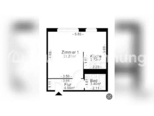 Wohnung zur Miete Tauschwohnung 390 € 1 Zimmer 33 m² 4. Geschoss Kaulsdorf Berlin 12689