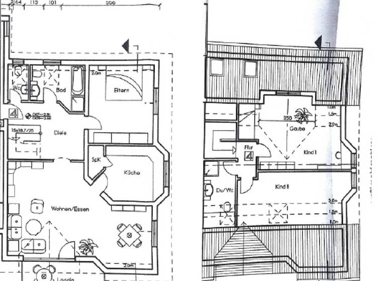 Maisonette zur Miete 1.600 € 5 Zimmer 133,6 m² 1. Geschoss frei ab sofort Heusenstamm 63150