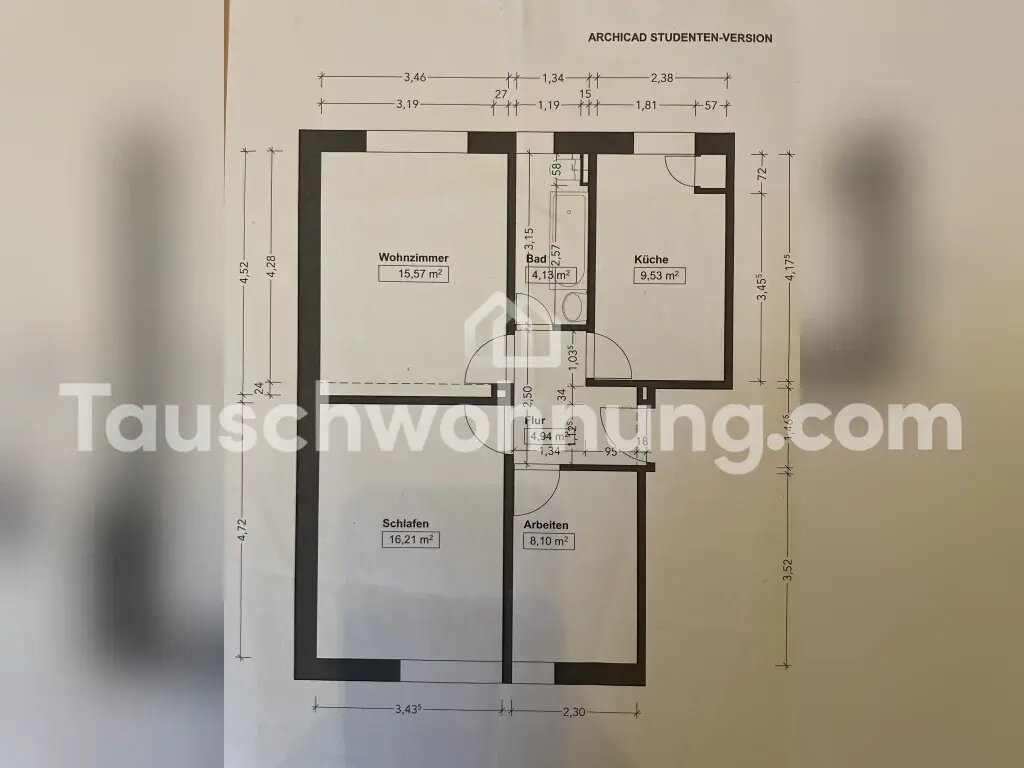 Wohnung zur Miete Tauschwohnung 700 € 3 Zimmer 66 m²<br/>Wohnfläche EG<br/>Geschoss Sülz Köln 50937