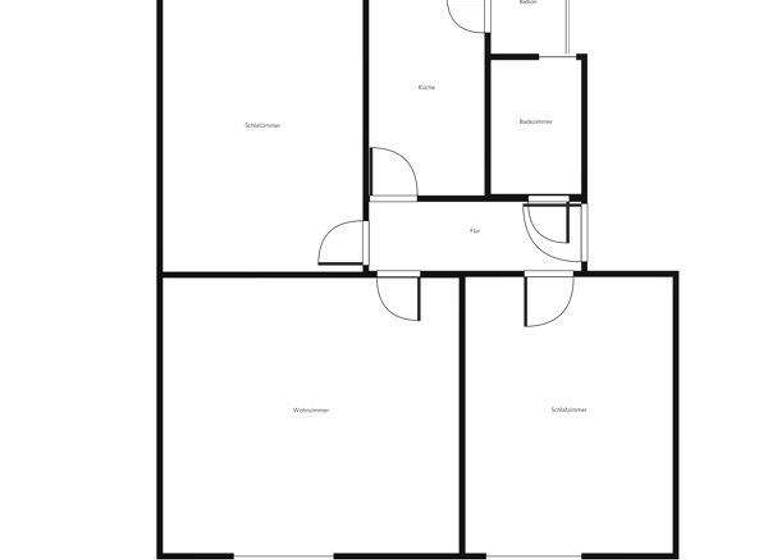 Wohnung zur Miete 664 € 3 Zimmer 68,3 m² 1. Geschoss frei ab 08.03.2026 Borsigstr. 8 Braunschweig 38126