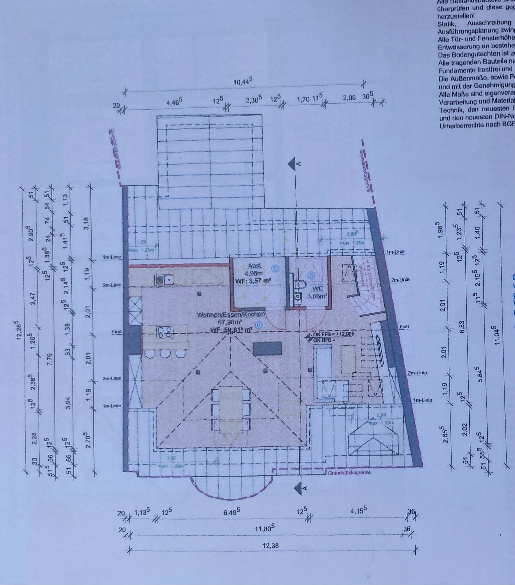 Maisonette zur Miete 1.559 € 3 Zimmer 107 m²<br/>Wohnfläche 3.<br/>Geschoss ab sofort<br/>Verfügbarkeit Würzburgerstrasse 86 Stadtmitte Aschaffenburg 63739