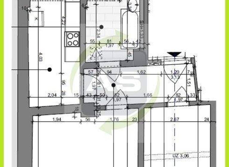 Wohnung zur Miete 340 € 2 Zimmer 63,4 m² 3. Geschoss Magazinstraße 1a Innenstadt Zwickau 08056