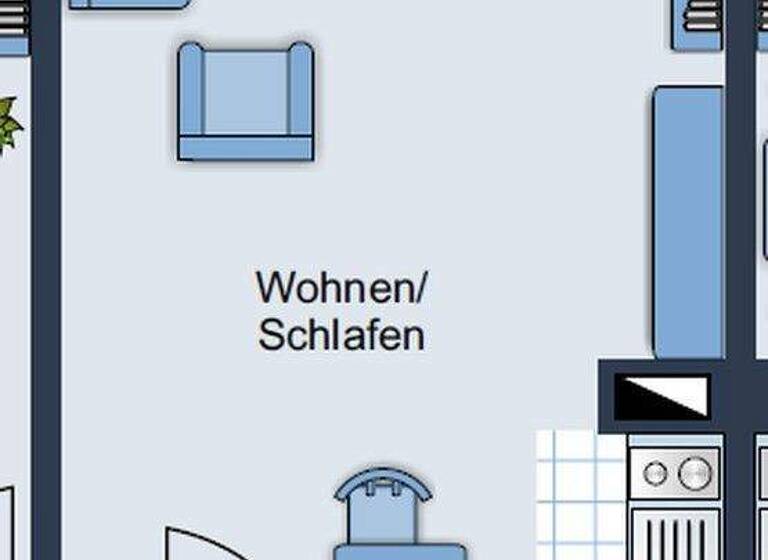 Studio zur Miete 990 € 1 Zimmer 25 m² 4. Geschoss Obergiesing München 81549