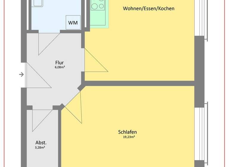 Wohnung zur Miete 580 € 1 Zimmer 58 m²<br/>Wohnfläche 1.<br/>Geschoss 01.08.2025<br/>Verfügbarkeit Westheim Westheim 91747
