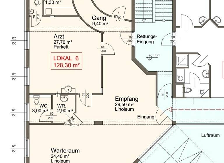 Praxis zur Miete provisionsfrei 10,20 € 5 Zimmer Scheibbs 3270