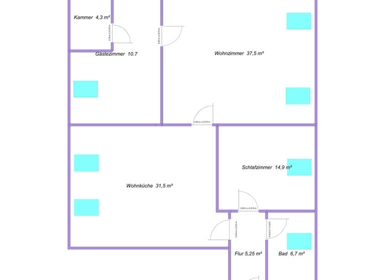 Wohnung zum Kauf 169.000 € 4 Zimmer 92 m²<br/>Wohnfläche Dachgeschoss<br/>Geschoss Kapelle Gingst 18569