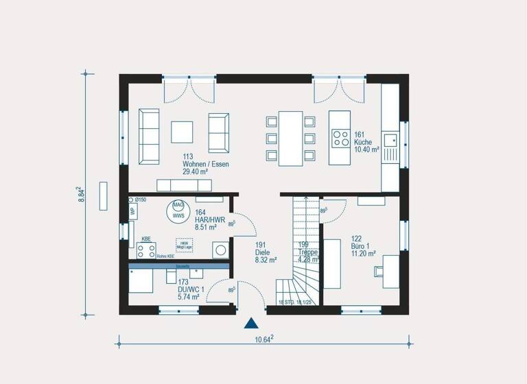 Einfamilienhaus zum Kauf 611.000 € 5 Zimmer 151,2 m² 265 m² Grundstück Steudach Erlangen 91056