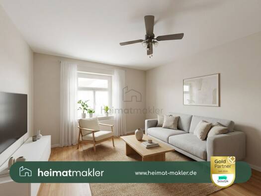 Wohnung zum Kauf 197.000 € 3 Zimmer 78,2 m² 2. Geschoss Gohlis-Süd Leipzig 04155