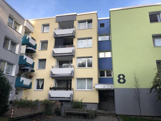 Wohnung zur Miete 728 € 3 Zimmer 65,2 m² 2. Geschoss frei ab 14.08.2025 Fürstenberger Straße 8 Hassels Düsseldorf 40599