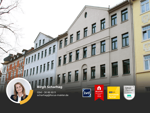 Wohnung zur Miete 660 € 3 Zimmer 74 m² 1. Geschoss frei ab 01.02.2027 Rosa-Luxemburg-Straße 16 Markkleeberg Markkleeberg 04416