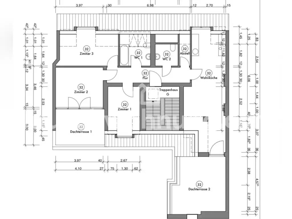 Wohnung zur Miete 1.176 € 4 Zimmer 98 m²<br/>Wohnfläche 5.<br/>Geschoss Moabit Berlin 10553