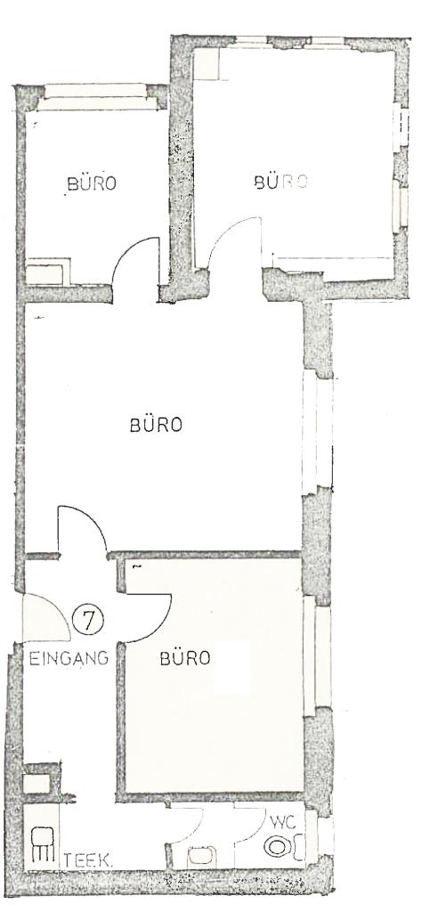 Bürofläche zum Kauf 350.000 € 4 Zimmer 72 m²<br/>Bürofläche Altstadt - Ring Freiburg 79098