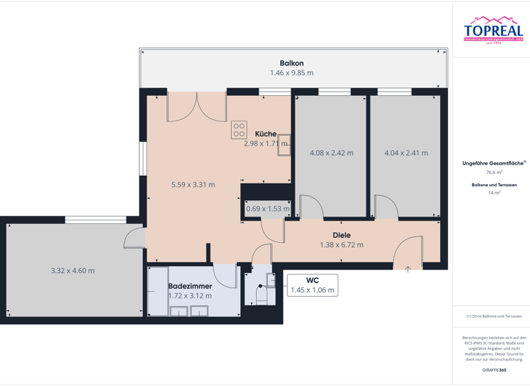 Wohnung zum Kauf 239.000 € 4 Zimmer 82,9 m² Kematen an der Krems 4531