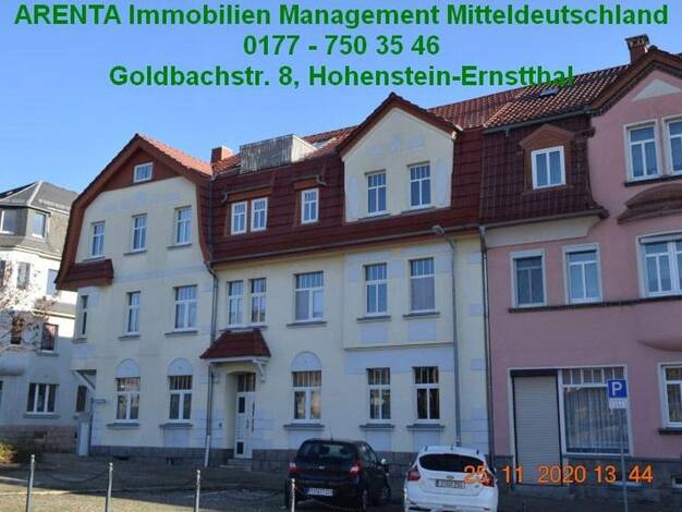 Wohnung zur Miete 380 € 2 Zimmer 64 m² EG Goldbachstraße 8 Hohenstein-Ernstthal 09337