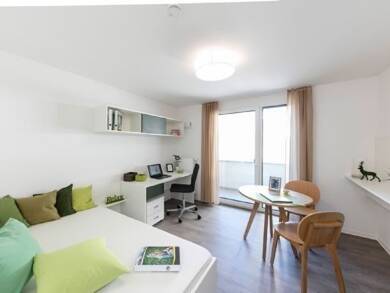 Studio zur Miete 473 € 1 Zimmer 23 m² 2. Geschoss frei ab 01.09.2025 Von-Hünefeld-Straße 28-32 Stadtmitte Neu-Ulm 89231