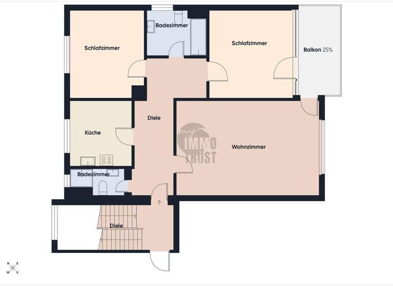 Wohnung zum Kauf 350.000 € 3 Zimmer 91 m² EG Rastatt 76437