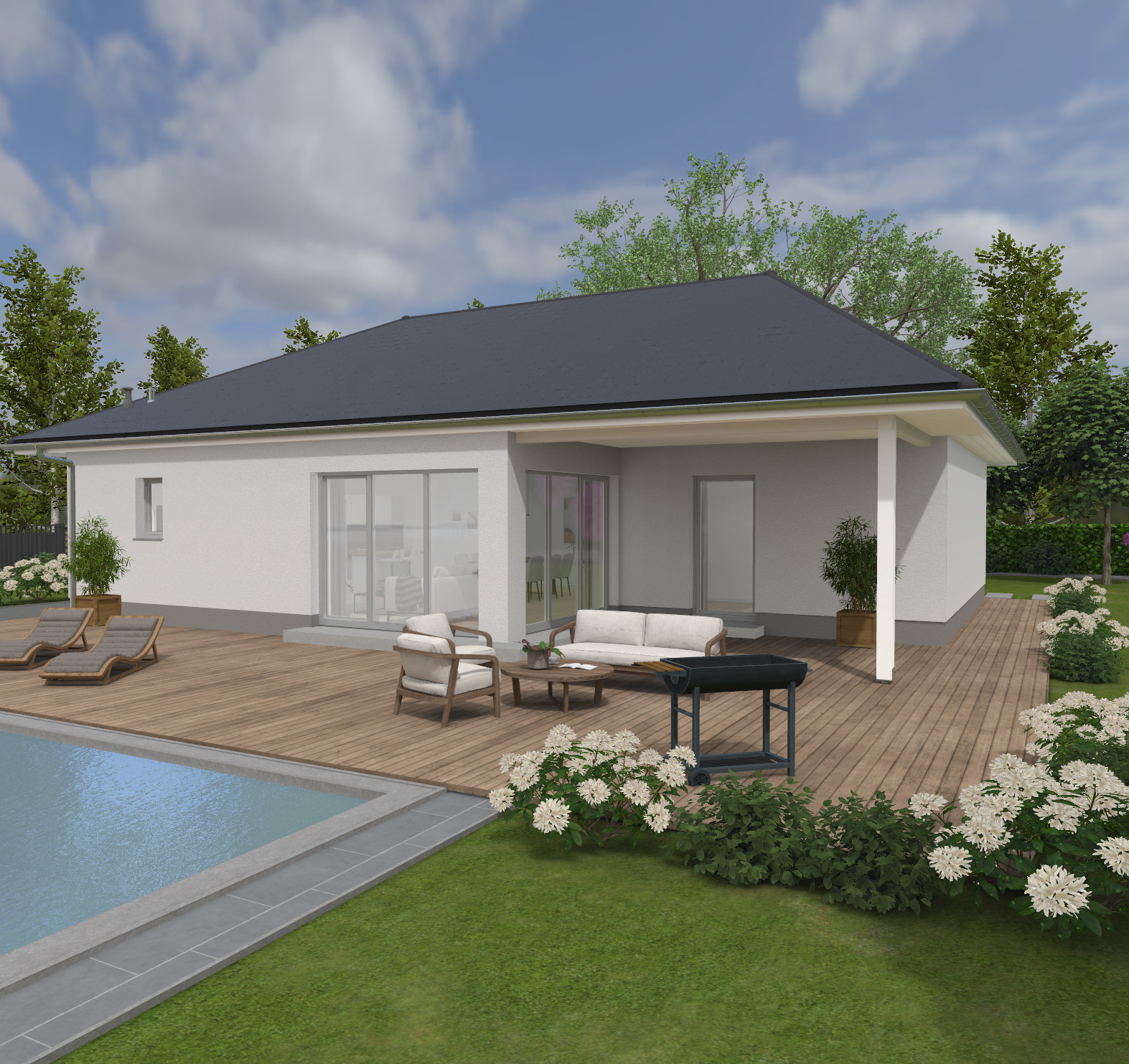 Bungalow zum Kauf provisionsfrei 357.482 € 4 Zimmer 133 m²<br/>Wohnfläche 801 m²<br/>Grundstück ab sofort<br/>Verfügbarkeit Bornhöved 24619