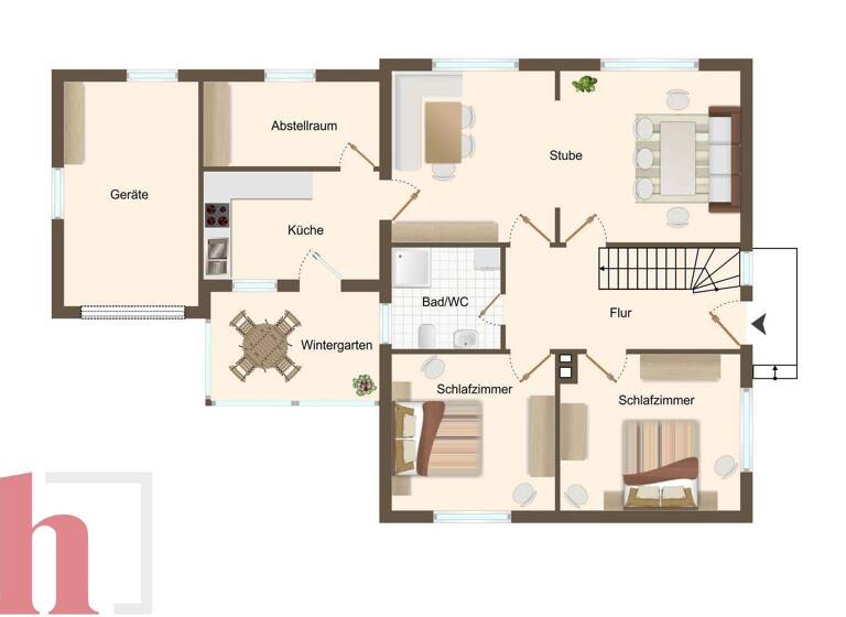 Einfamilienhaus zum Kauf 319.500 € 8 Zimmer 145 m² 710 m² Grundstück Bakum 49456