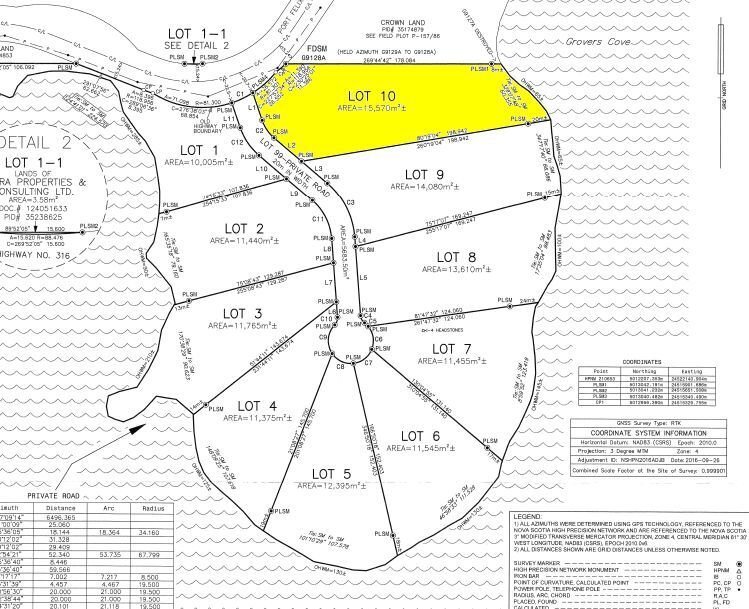 Grundstück zum Kauf 86.000 € 15.570 m²<br/>Grundstück Higway 316 Lot 10 Cole Harbour 010