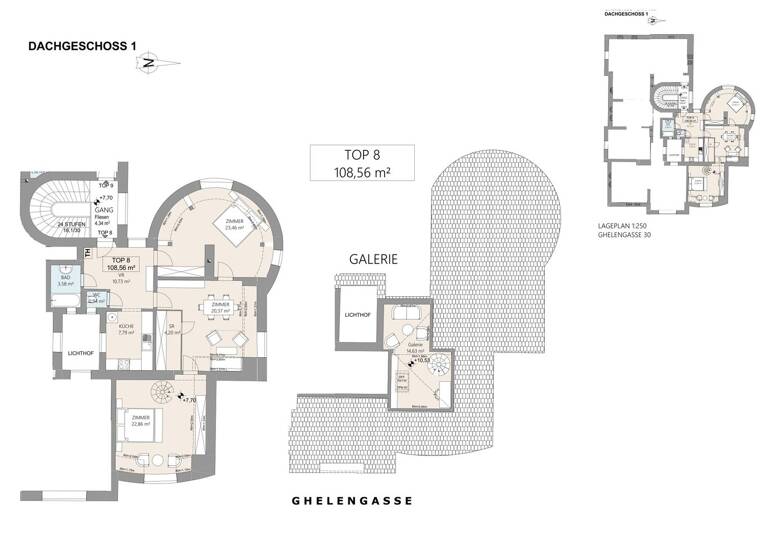 Wohnung zum Kauf 729.000 € 4 Zimmer 105,9 m² Ghelengasse 30 Wien, Hietzing / Wien 13., Hietzing 1130