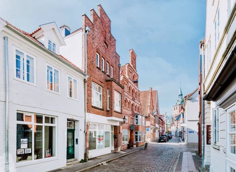 Stadthaus zum Kauf 698.000 € 7 Zimmer 198 m²<br/>Wohnfläche 104 m²<br/>Grundstück ab sofort<br/>Verfügbarkeit Altstadt Lüneburg 21335