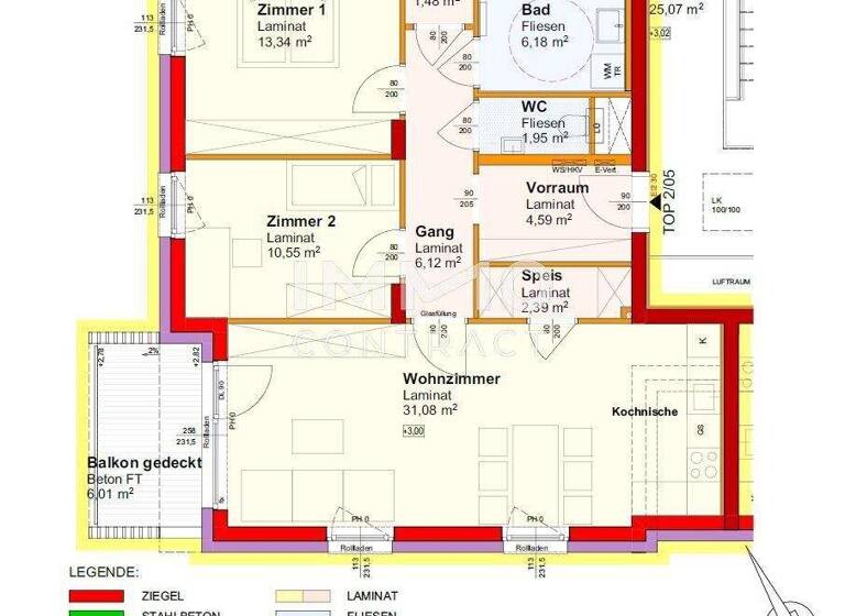 Wohnung zum Kauf - Erstbezug provisionsfrei 276.105 € 3 Zimmer 77,7 m² frei ab sofort Kapelln 3141