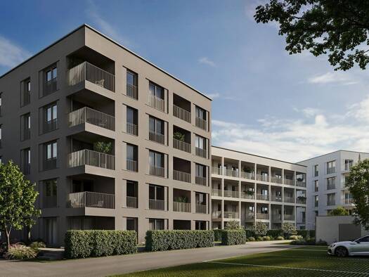 Wohnung zum Kauf - Erstbezug provisionsfrei 499.000 € 3 Zimmer 79,4 m² 3. Geschoss Ludwigsfeld Neu-Ulm 89231