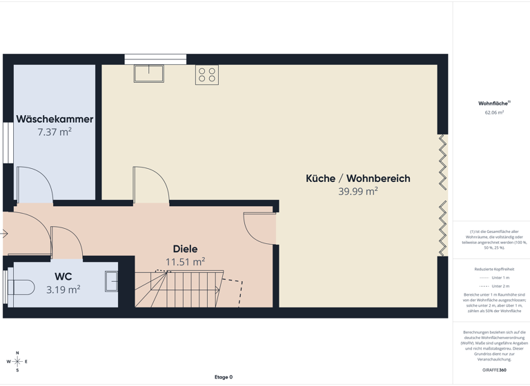 Doppelhaushälfte zum Kauf 349.000 € 4 Zimmer 126 m² 350 m² Grundstück Hoheging Emstek 49685