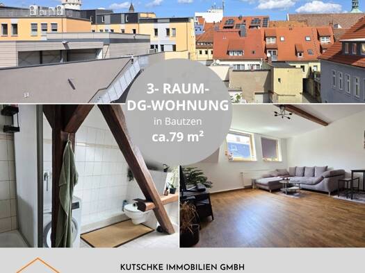 Wohnung zur Miete 549 € 3 Zimmer 79 m² 4. Geschoss Bautzen Bautzen 02625