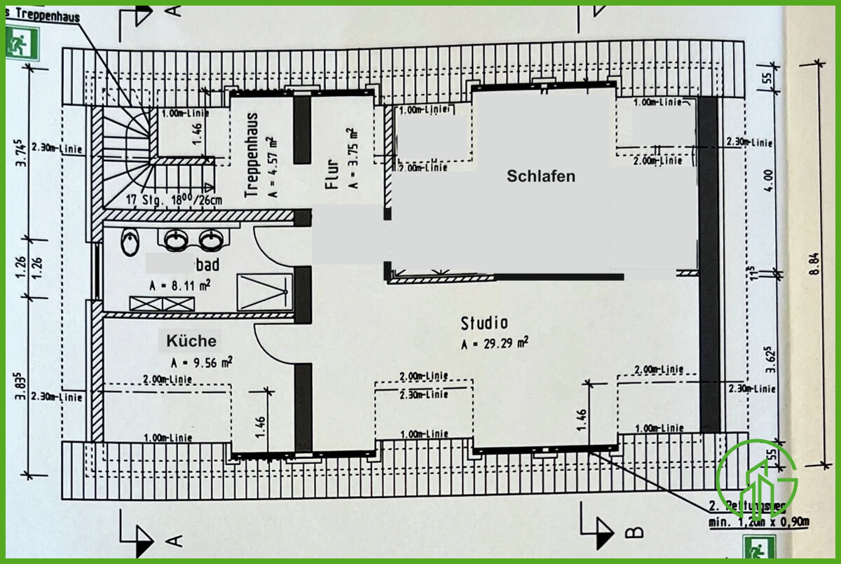 Wohnung zur Miete 665 € 2 Zimmer 74 m²<br/>Wohnfläche 2.<br/>Geschoss Ost Düren 52351