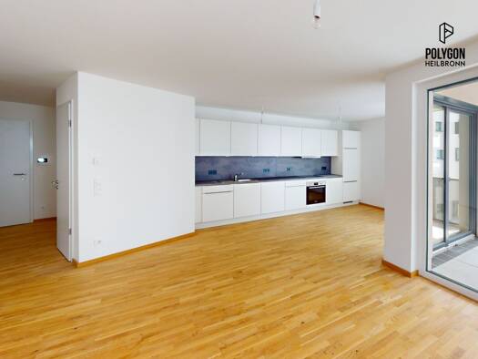 Wohnung zur Miete - Erstbezug 1.210 € 3 Zimmer 79,5 m² 3. Geschoss Happelstraße 43 Heilbronn 74074