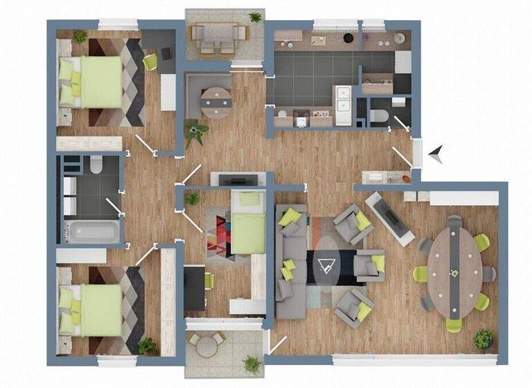 Wohnung zum Kauf 279.000 € 4 Zimmer 114 m² Pfingstweide Ludwigshafen am Rhein / Pfingstweide 67069