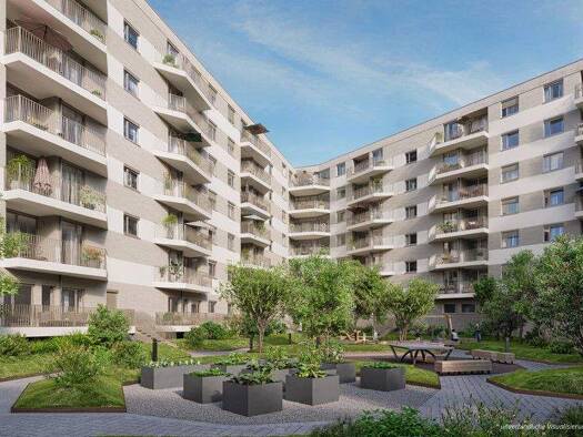 Wohnung zur Miete 515 € 1 Zimmer 31,5 m² 5. Geschoss Atriumstraße 5 Neustadt-Neuschönefeld Leipzig 04315