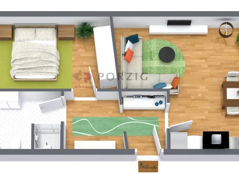 Wohnung zur Miete 582 € 2 Zimmer 48,4 m² frei ab 01.05.2026 Knöchelsöhren 28 Tribseer Stralsund 18437