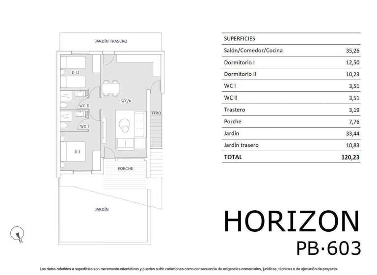 Studio zum Kauf provisionsfrei 204.900 € 3 Zimmer 68 m² Calle Chopin San Miguel De Salinas 03193