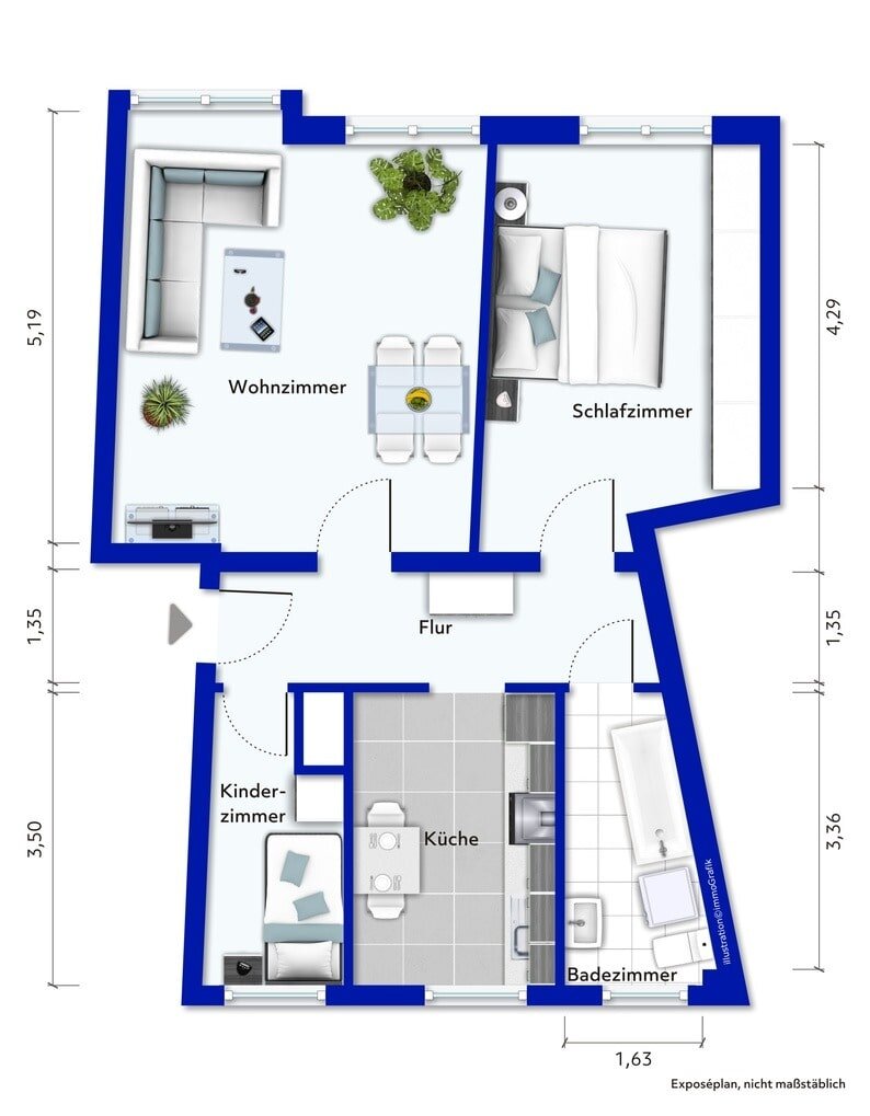 Wohnung zum Kauf 298.000 € 2,5 Zimmer 62 m²<br/>Wohnfläche ab sofort<br/>Verfügbarkeit Lichterfelde Berlin 12203