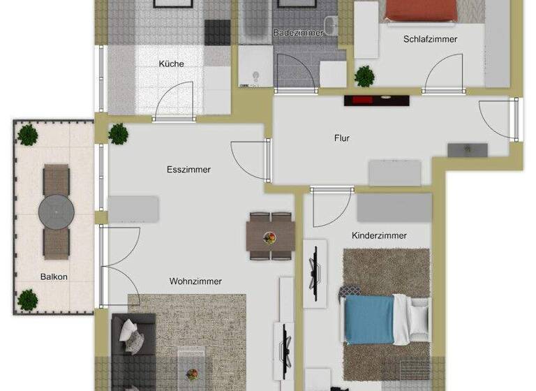 Wohnung zum Kauf 249.000 € 3 Zimmer 74 m² Mochenwangen Wolpertswende 88284