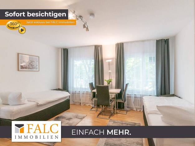Studio zur Miete auf Zeit 1.190 € 1 Zimmer 35 m² frei ab sofort Schützenbahn 15 Stadtkern Stadtbezirk I 45127