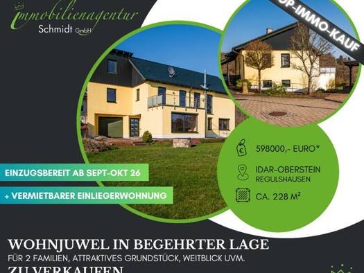 Mehrfamilienhaus zum Kauf 598.000 € 6 Zimmer 228 m² 1.011 m² Grundstück Idar-Oberstein 55743