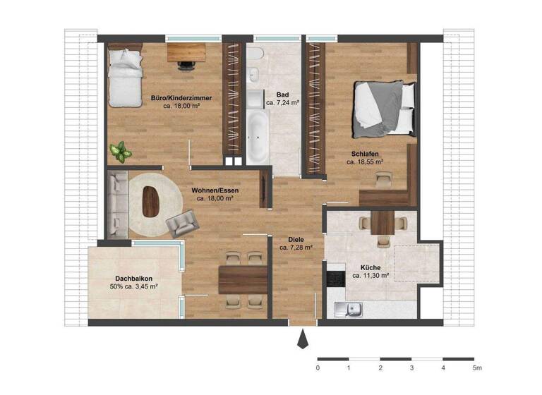 Wohnung zur Miete 1.202 € 3 Zimmer 71 m² 3. Geschoss Friedlingen Weil am Rhein 79576
