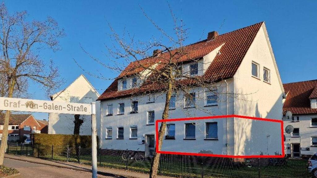 Wohnung zum Kauf provisionsfrei 145.000 € 3 Zimmer 58,2 m² EG Vechta 49377
