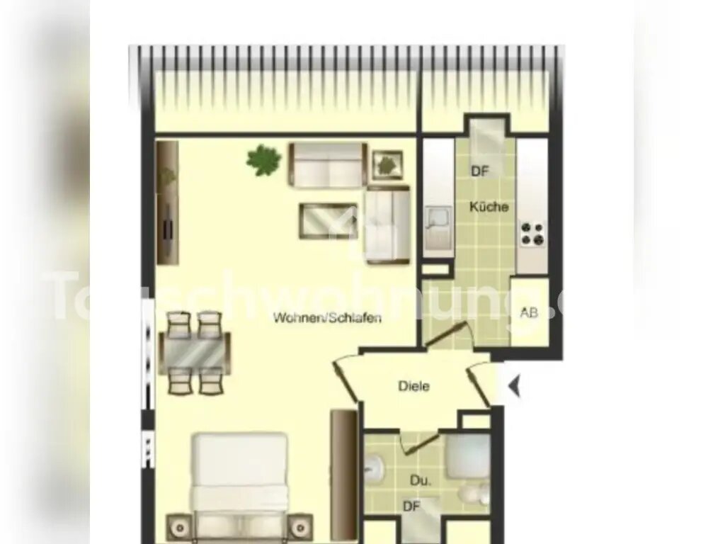 Wohnung zur Miete 345 € 1 Zimmer 48 m²<br/>Wohnfläche 2.<br/>Geschoss Berg Fidel Münster 48165