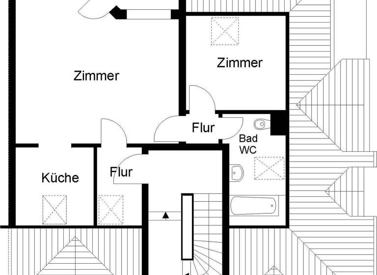 Wohnung zur Miete 297 € 2 Zimmer 48,7 m² frei ab 01.05.2026 Am Kloster 7 Halberstadt 38820