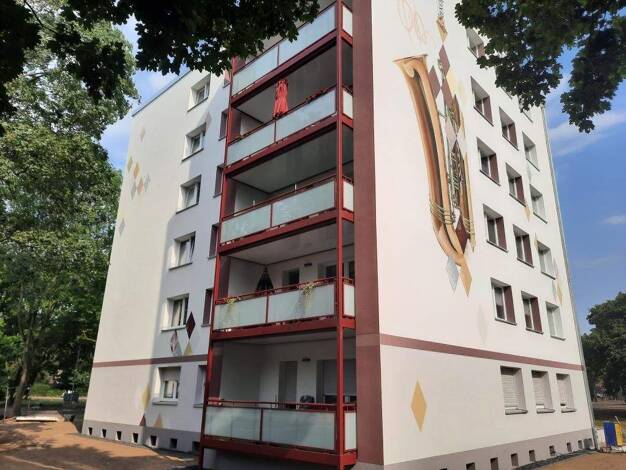 Wohnung zur Miete 687 € 3,5 Zimmer 73,1 m² 4. Geschoss Haffstraße 6 Rheinkamp Mitte Moers 47445