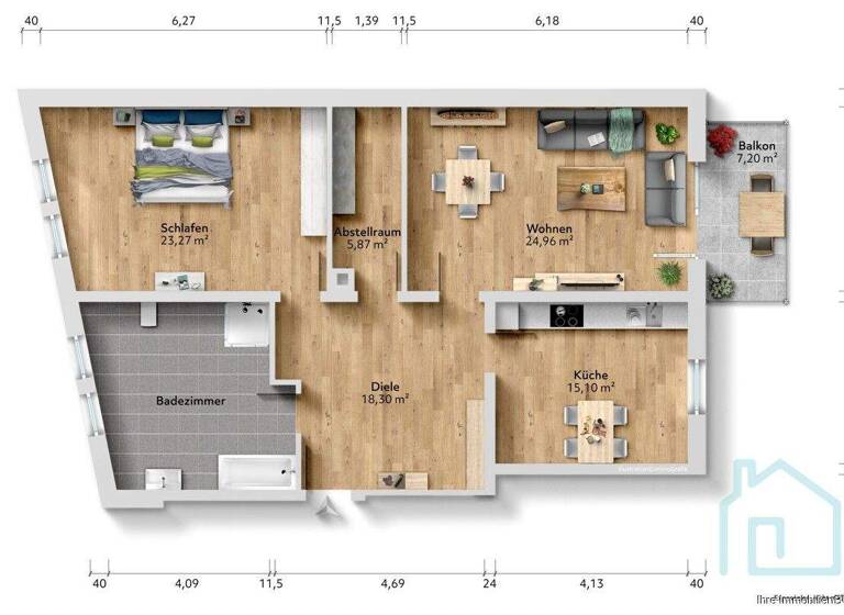 Wohnung zum Kauf 299.000 € 2 Zimmer 106 m² Bad Bergzabern 76887