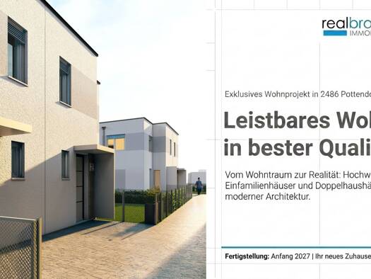 Doppelhaushälfte zum Kauf - Erstbezug 329.000 € 4 Zimmer 91,4 m² Pottendorf 2486