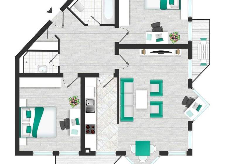 Wohnung zum Kauf 269.000 € 3 Zimmer 78,2 m² Connewitz Leipzig 04277