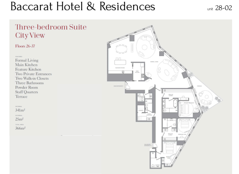 Wohnung zum Kauf 9.104.047 € 5 Zimmer 341 m² Dubai